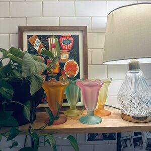 Vintage Libbey Footed Glasses